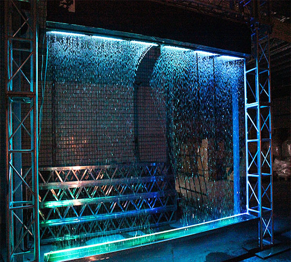 Amazing Musical Fountain Graphic Water Curtain