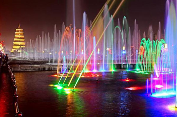 Big Wild Goose Pagoda Musical Fountain