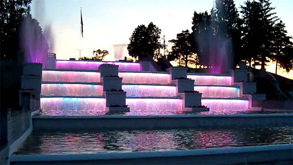 Cascades Falls in Jackson Michigan