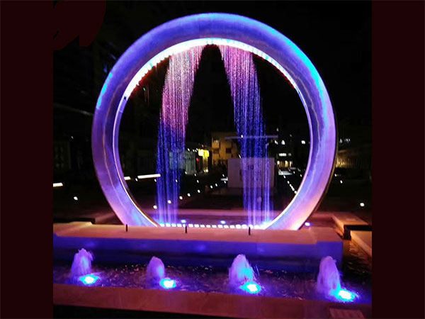 Digital Water Curtain Is One Kind Of Musical Fountain