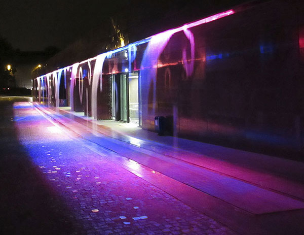 Digital Water Curtain Is One Kind Of Musical Fountain