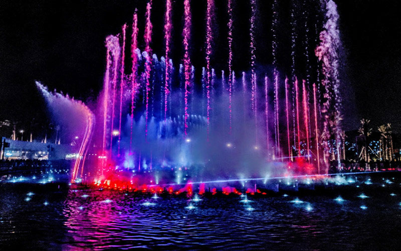 Dry Musical Fountains Work