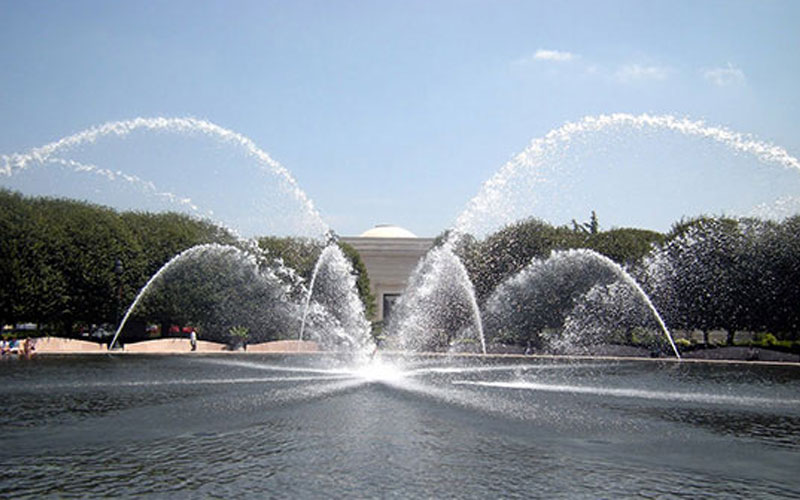 Energy saving technology about musical fountain