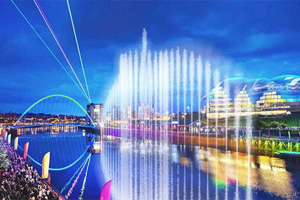 Explore various control systems for musical fountains