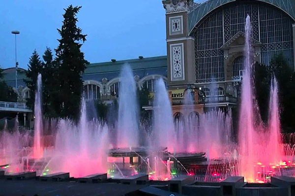 Explore various control systems for musical fountains