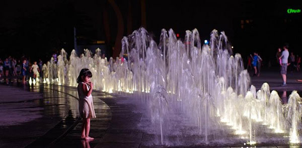 Floor Dry Deck Musical Water Fountain