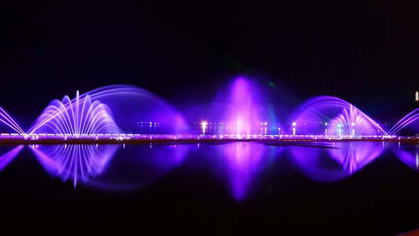 Large 3D Dancing Musical Fountain Project