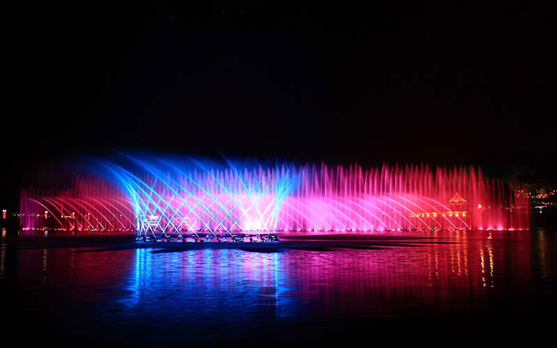 Large 3D Dancing Musical Fountain Project