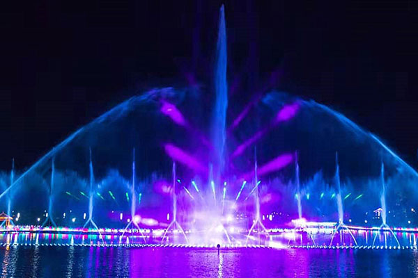 Laser Water Screen Music Fountain
