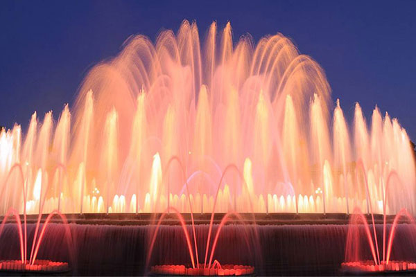 Music dancing fountain pump