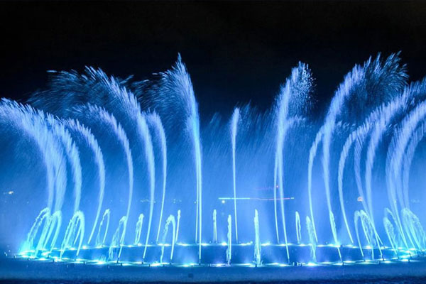 Music dancing fountain pump