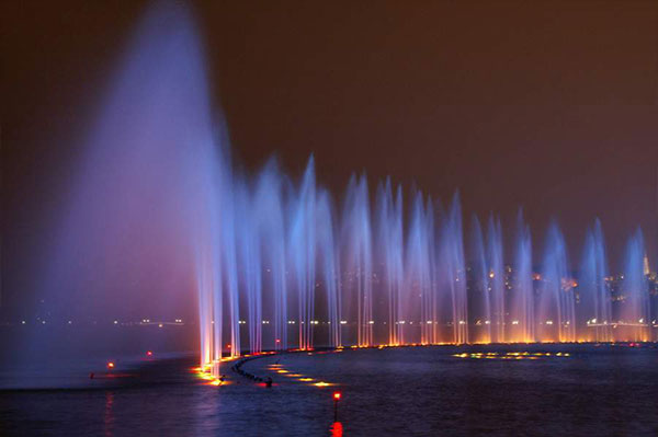 Music Fountain In West Lake
