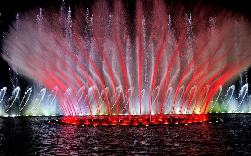 Music Fountain In West Lake