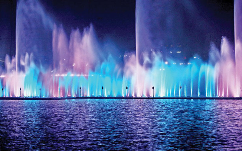 Musical Fountain DMX Technology Control Panel Design