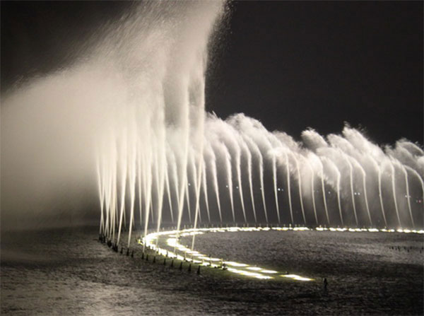 Musical Fountains in Hangzhou