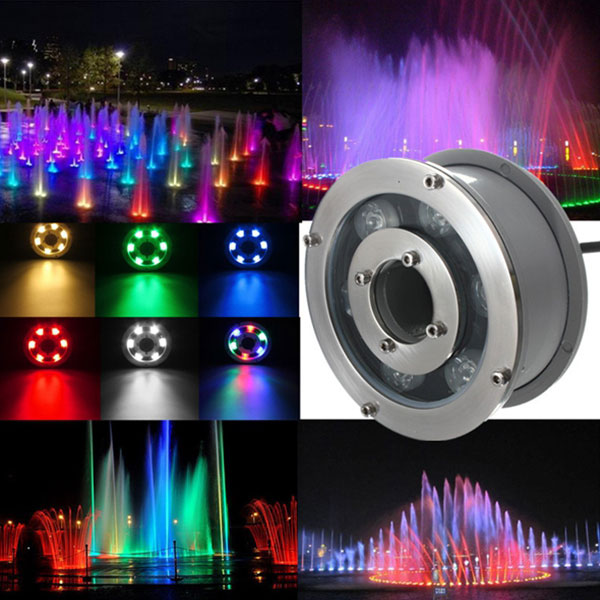 New Lake Spotlight LED Technology For Musical Fountain Lighting