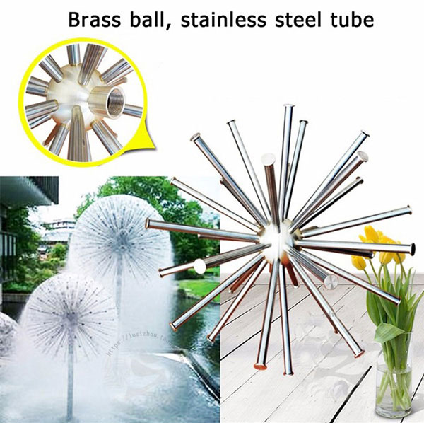 New Water Sphere Musical Fountain-Now Made Of Stainless Steel