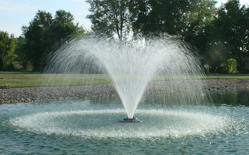 Rotating Fountain Nozzles