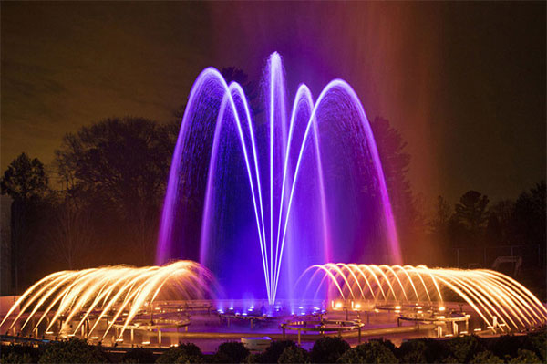 Running Spring Musical Fountain