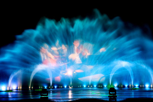 The Commercial Value of the Pool Water Curtain Music Fountain