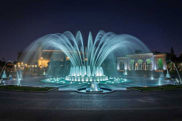 The design of music fountain