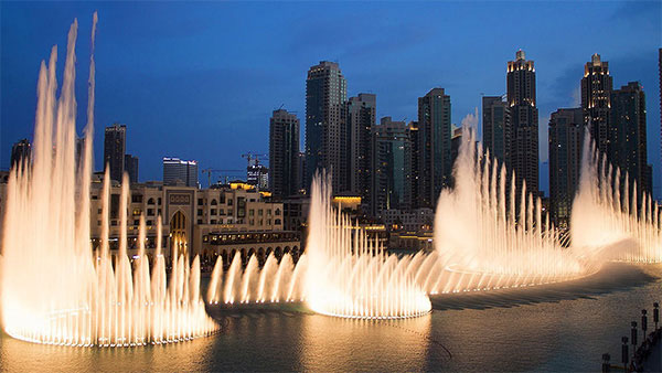 The Music Fountain In Dubai