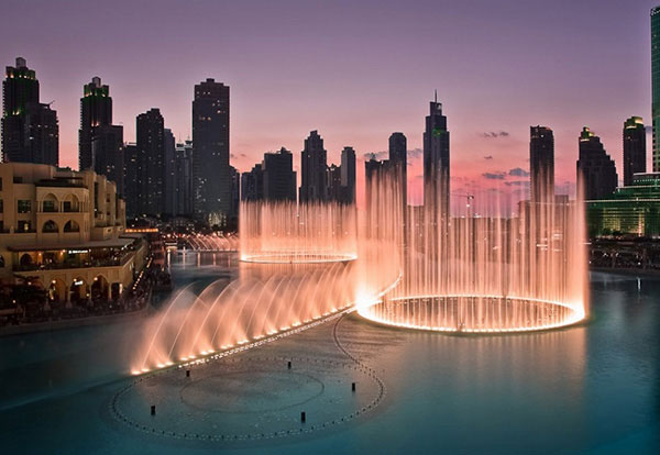 The Music Fountain In Dubai