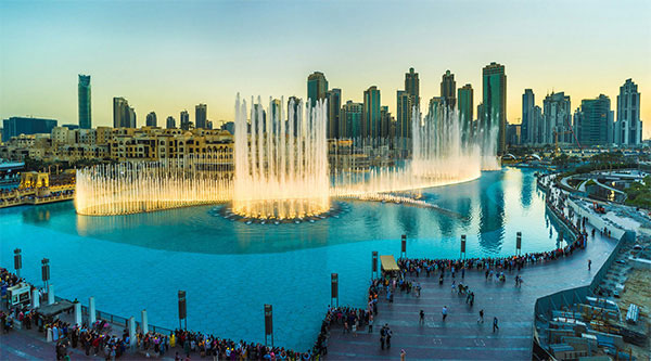 The Music Fountain In Dubai