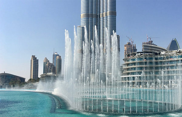 The Music Fountain In Dubai