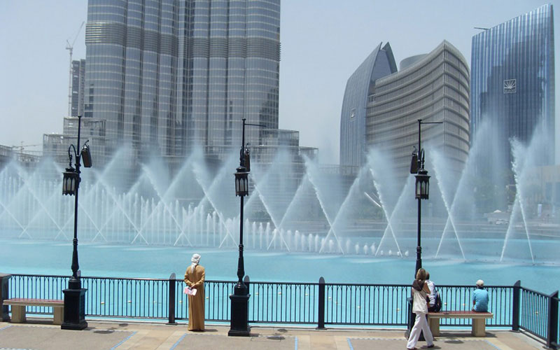 The Music Fountain In Dubai