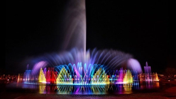 The Musical Fountain At The Big Wild Goose Pagoda