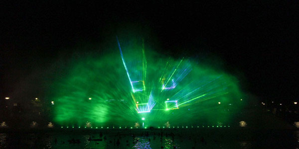 The Musical Fountain At The Big Wild Goose Pagoda