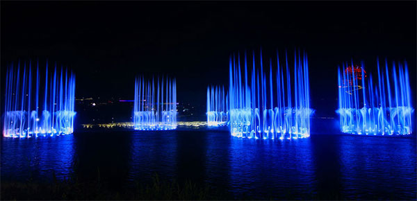 The Qingdao Shiyuan Music Fountain