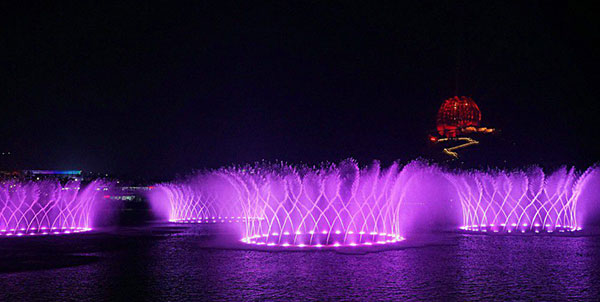 The Qingdao Shiyuan Music Fountain