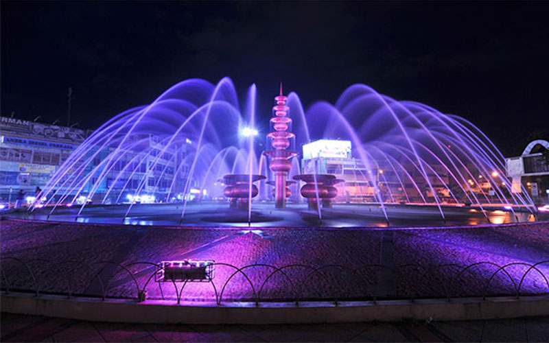 Two technologies of music fountain