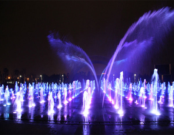 Water Curtain Musical Fountain