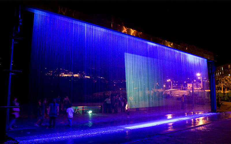 Water Curtain Musical Fountain