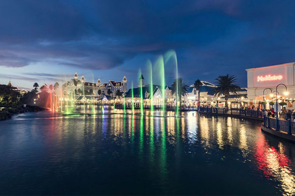 Water music fountain