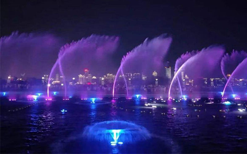 Water music fountain