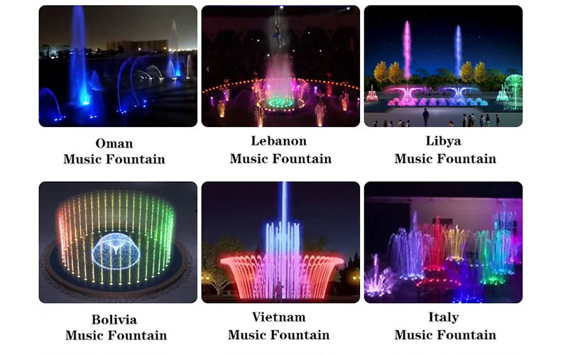 What are the Types of Music Fountains