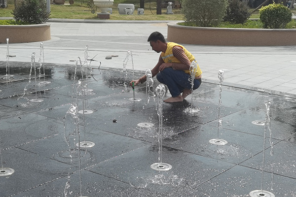 Dryland music fountain In Quanzhou Installation