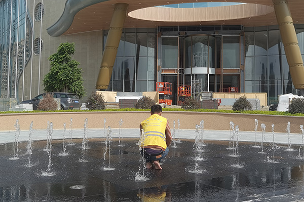 Dryland music fountain In Quanzhou Installation