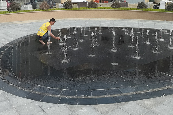 Dryland music fountain In Quanzhou Installation