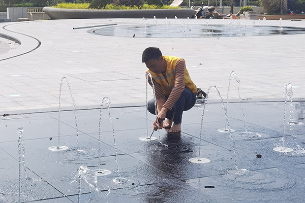 Dryland music fountain In Quanzhou Installation