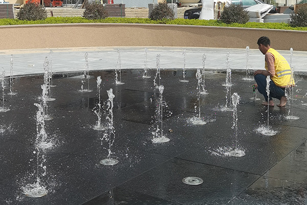 Dryland music fountain In Quanzhou Installation