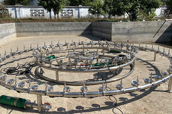 Large music fountain In Shanghai Installation