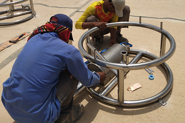 Music fountain In Oman Installation