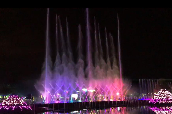 Music fountain In Taiwan Real Effect