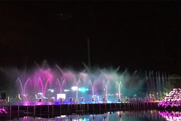 Music fountain In Taiwan Real Effect