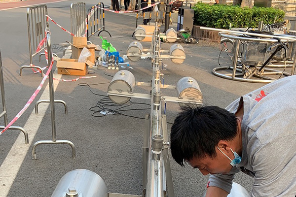 Small music fountain In Zhuhai Installation